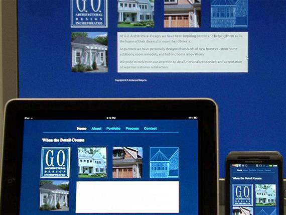 Web solutions. Responsive website sample