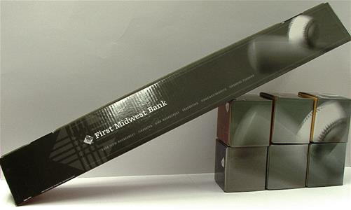 FirstMidwest baseball bat and baseballs