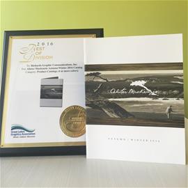 Best of Division Award for the Alister Mackenzie Autumn/Winter 2016 Catalog